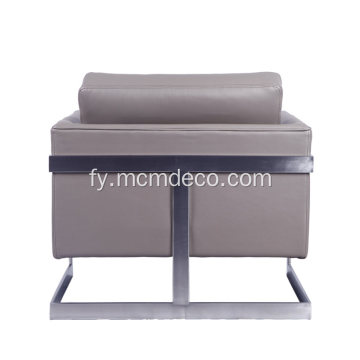 Moderne Milo Baughman Leather Lounge Chair 1968
